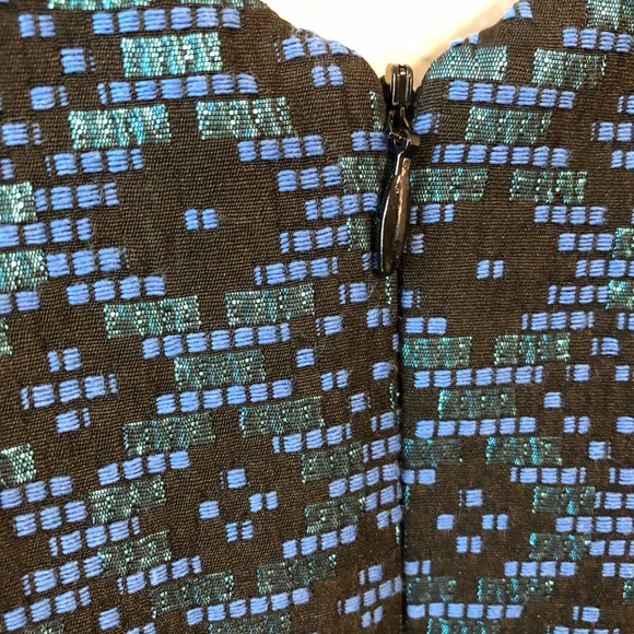 COPY - Nanette Lepore blue black diamond dress size 6 - Picture 5 of 9